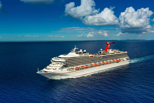 an aerial view of carnival sunrise